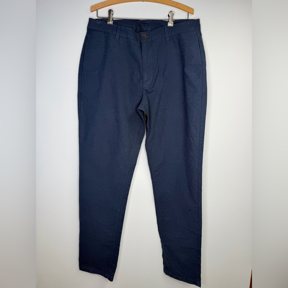 Bonobos Dark Blue Chinos Slim‎ Fit Size 34 x 34